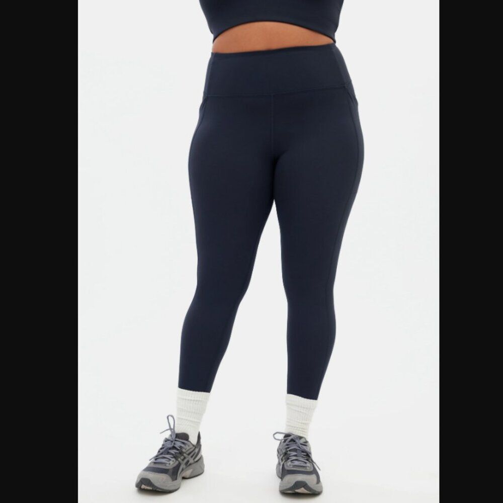 Girlfriend Collective Compressive High-Rise Legging Midnight Navy Blue Size 6 XL